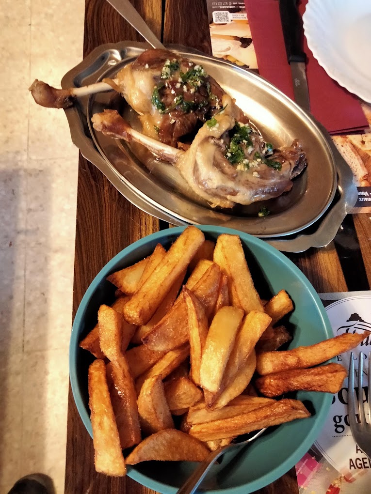 photo du plat restaurant L'étape dans le Gers à Miradoux